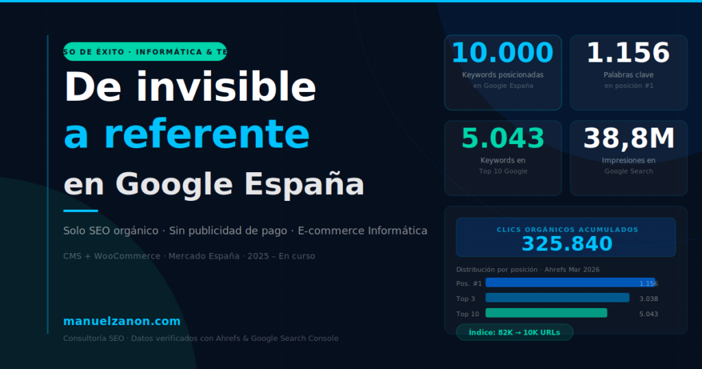 caso de exito seo tienda de informática